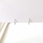 【再販×7】〈痛くない〉～フェイクピアス～シルバーシンプルリングイヤリング・イヤーカフ・ノンホールピアス(直径約10㎜、太さ約1㎜)(手で調節可能)   管理No.2113