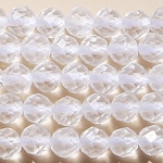 天然石白水晶　パワーストーン　アクセサリーDIY　パーツ　ブレスレット　ネックレス　イアリング　ピアス