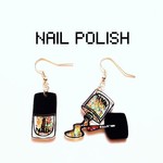 (再再販)アシメNail Polishピアス#02(GLITTER)