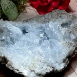 天使の石໒꒱✨ 虹入り　セレスタイト　天青石　原石　ラフストーン