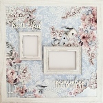 スクラップブッキング  12インチ　未完成　beautiful 〜 remember THIS MOMENT 〜  