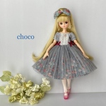 リカちゃん服　ブライス服　アクアローズ🌹