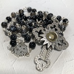 キリスト生誕地ベツレヘム十字架と天眼石のロザリオ