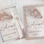 ウェルカムボード　ウェルカムスペース　ウエディング　クリアポスター　結婚式