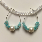 シルバー925サマー☆フープピアス