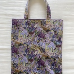 ぺったんこバッグ*リバティ*Royal Oak House*パープル系*32×28㎝