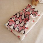 再販*８重ガーゼ大判ハンカチ*大人パンダpink🐼