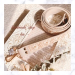 インド刺繍リボンが可愛いすぎる♡ショルダーストラップ / beige × beige