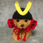 小型犬用ニット帽❤️兜の帽子