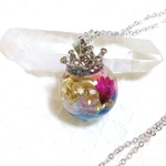 *艶*Ｄolphin Orgonite サンゴ礁とイルカのネックレス605-26  [夏季限定] 44cm #4757427