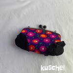 double face◉親子がま口◉がま口財布◉長財布◉rétroビンテージ生地
