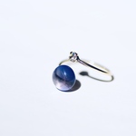 glass venus ring (night fall) #3