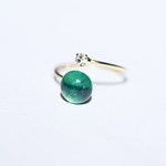 glass venus ring (night fall) #30