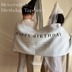 ［リバーシブル］Birthday Tapestry／誕生日／バースデータペストリー／シンプルデザイン