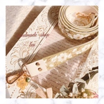 インド刺繍リボンが可愛いすぎる♡ショルダーストラップ / matcha green × ivory