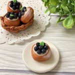 ミニチュアスイーツ　ブルーベリーデニッシュ