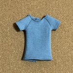 Tシャツ　くすんだ青