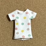 Tシャツ　パステル水玉
