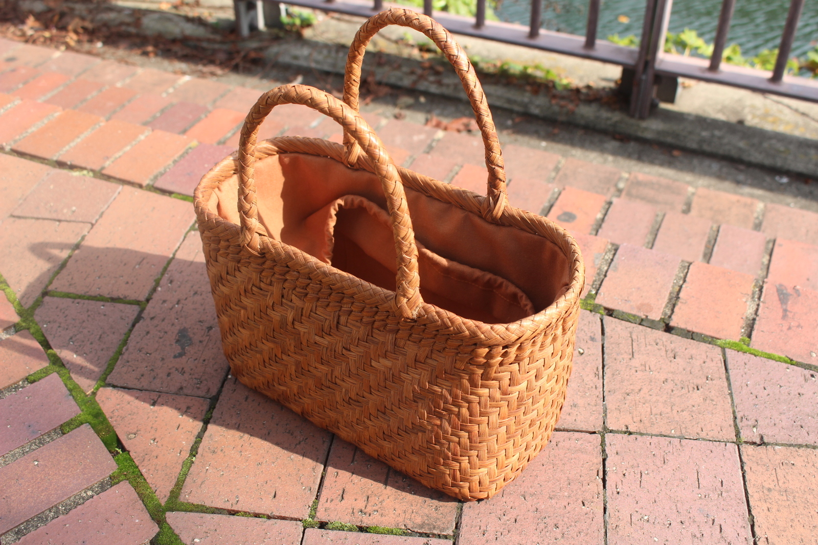 山葡萄 かごバッグ 網代編み やまぶどう 山ぶどう カゴバッグ