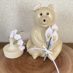カラーの花束　しろくま貯金箱用