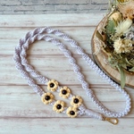 【Order】macrame  shoulder strap(Flower)
