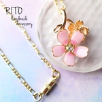 【専用】3段階♡色が変わる♡桜のネックレス(ディップアート)