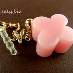 saly☆かわいいお花のイヤホンジャック