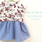 訳あり 花柄 レイヤードワンピース  100cm