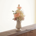 【仏花】ご自宅の花立てにそのまま飾って頂ける仏花（ピンク）※対ではございません