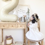 バースデー タペストリー⌇筆記体⌇コットンリネン⌇撮影小物⌇誕生日⌇おうちフォト⌇バースデイ 