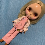 ブライス、リカちゃん用パンツスーツ、ピンク