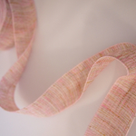 サマーツイードリボン☆38mm×2M ベビーピンク