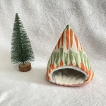 ハムスターのあったかテント⛺にんじん柄🥕
