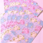 ぱげズのカラフルチェック柄ミニ紙袋5枚セット（10cm×13cm程度）♡.｡º*