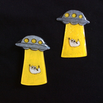 UFOつれさりブローチ