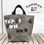 tuttifun＊グレーのTUTTIFUNバック