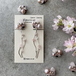 manami3様専用ページ　《再販》ｈａｎａｍｉ［花見］ピアス／イヤリング （3,4月限定品）