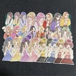 女の子ステッカー25枚