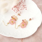 桜月~ソメイヨシノ~　ピアス＆イヤリング