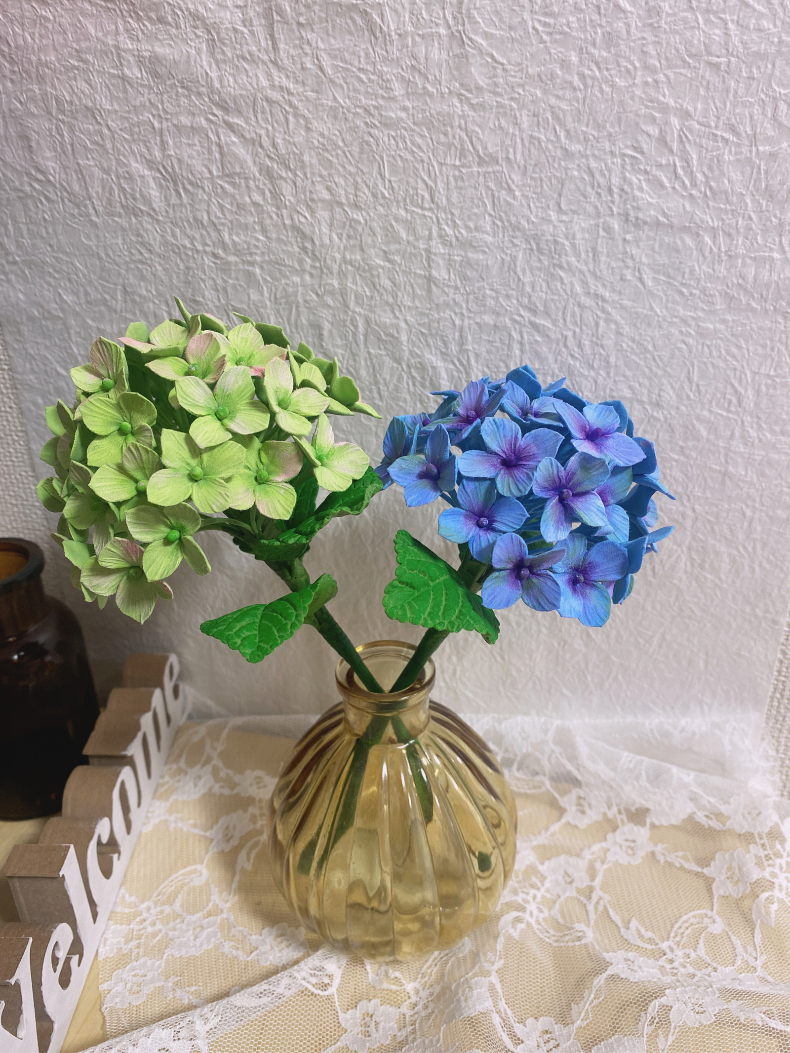 クレイフラワー 紫陽花 - CLAYHANA'S GALLERY | minne 国内最大