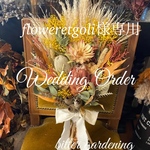 Natural Chic ネイティブフラワーミモザbouquet ブートニア