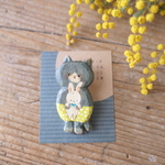 おともだちブローチ「猫」8