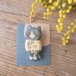 おともだちブローチ「猫」7