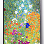 5016■ポスター　絵画　A3サイズ　『グスタフ・クリムト　春　フラワー　花』　アート　イラスト　デザイン　上級マット紙採用　北欧