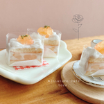 桃のショートケーキ