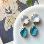 Candy stone“puschkinia” pierce/ earring