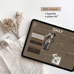 2023年4月〜2024年3月 schedule  デジタルプランナー digital planner スケジュール iPad ノート note goodnotes