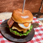 ベーコンチーズバーガーのメモスタンド★⑥