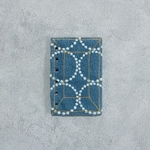 ファブリックリフィル ミニ6 jewel stitch tambourine blue mina perhonen
