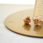 Flower Cotton Pearl Bijou pierce